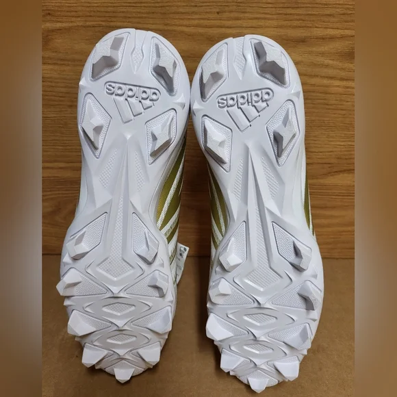 Adidas Freak Spark MD 23 White/Gold Football Cleats Men Size 13 NWT - Picture 7 of 9